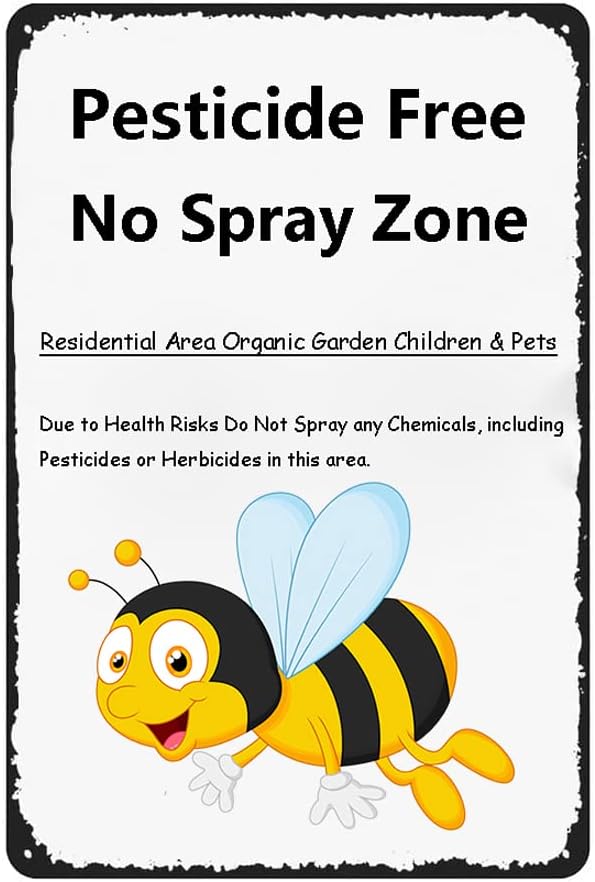 Pesticide free Yard Sign Garde - Farming Zone review and price