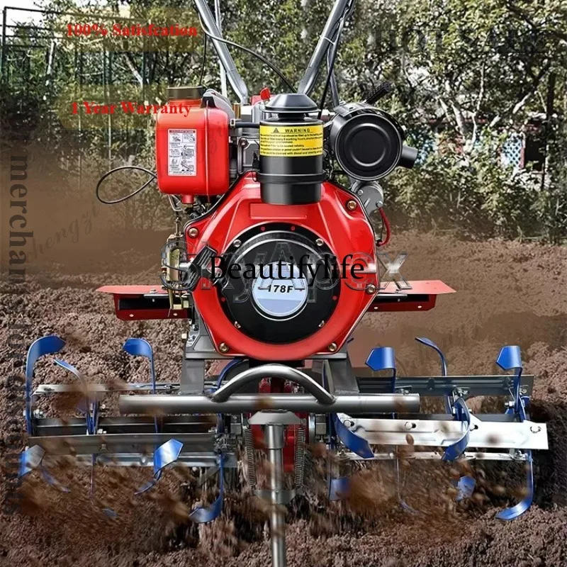 a55  New Mini Rotary Tiller Ho - Farming Agriculture Equipment review and price