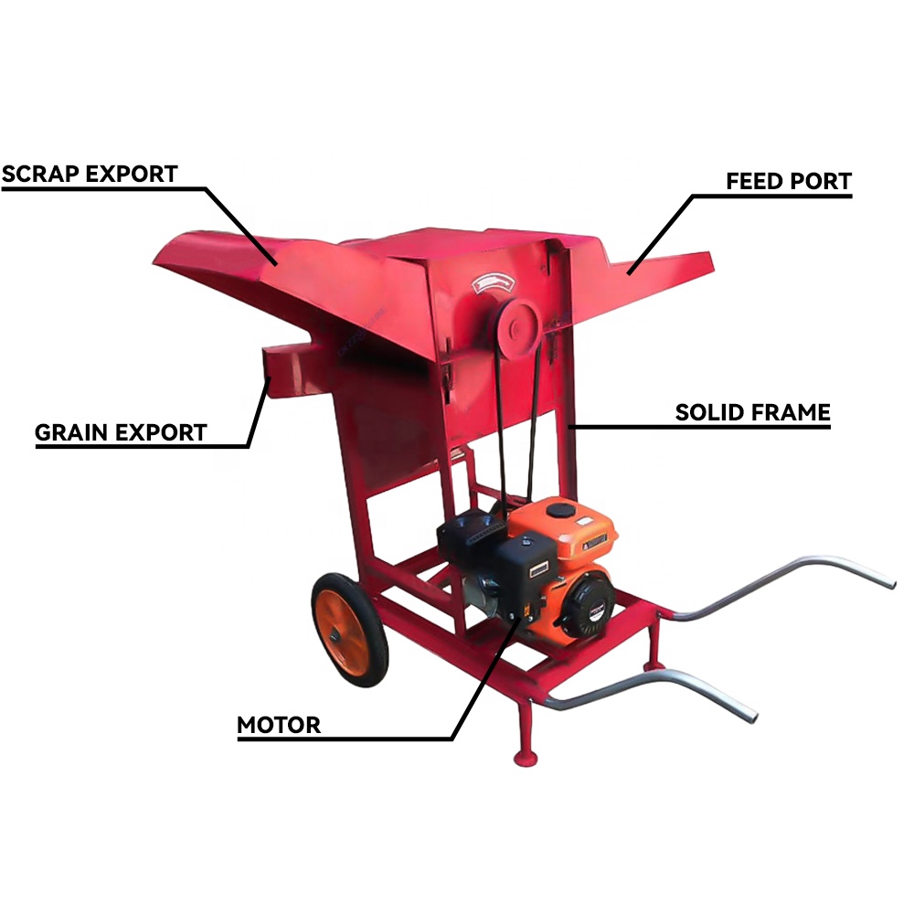 High Efficiency Maize Thresher - Rice Thresher Machine review and price
