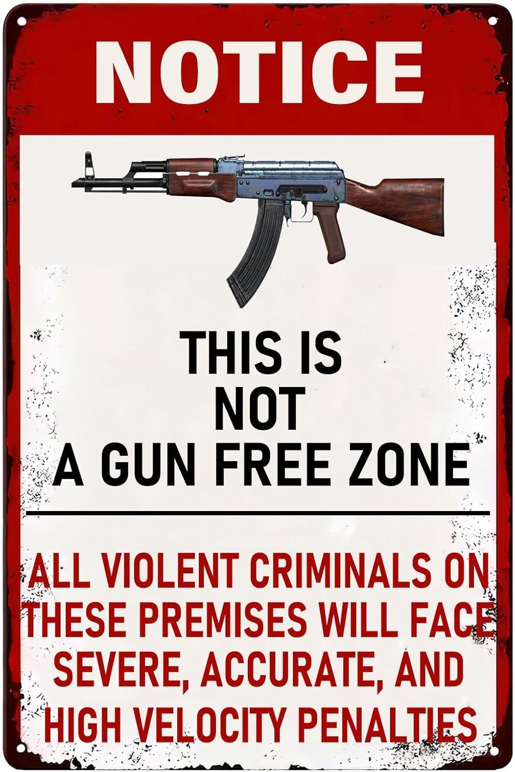 Notice This is Not a Gun Free  - Farming Zone review and price