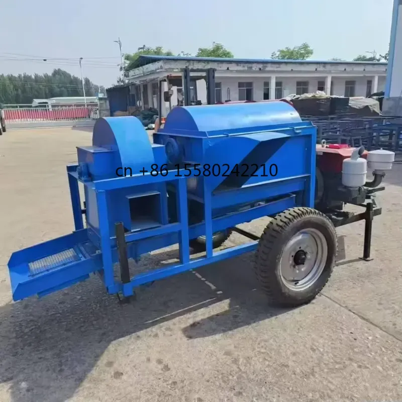 2026 hot Farm Equipment Paddy  - Rice Thresher Machine review and price