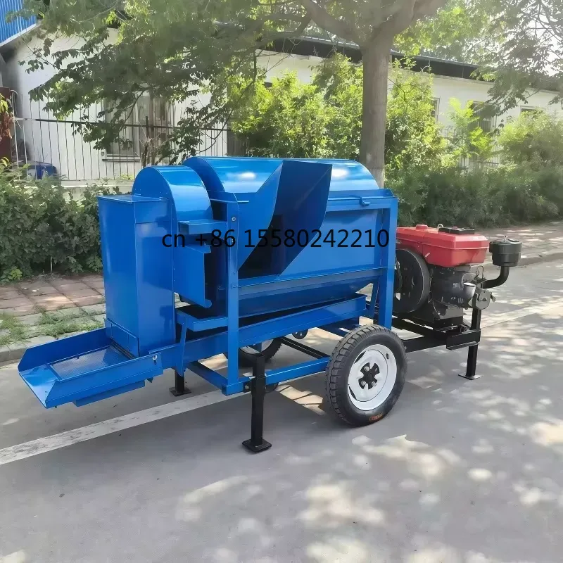 2026 hot Farm Equipment Paddy  - Rice Thresher Machine review and price