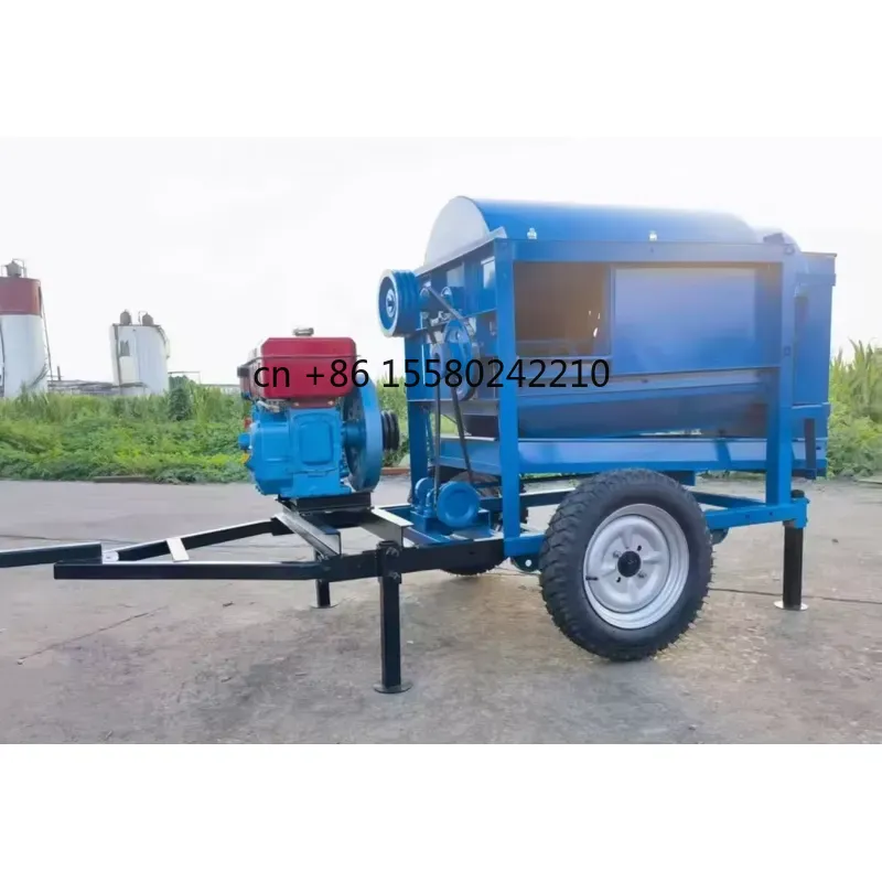 2026 hot Farm Equipment Paddy  - Rice Thresher Machine review and price