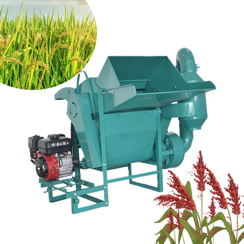 Machinery Common Bean Corn Pee - Rice Thresher Machine review and price
