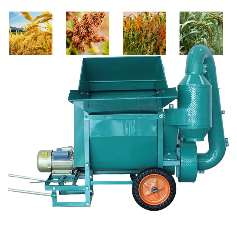 Machinery Common Bean Corn Pee - Rice Thresher Machine review and price