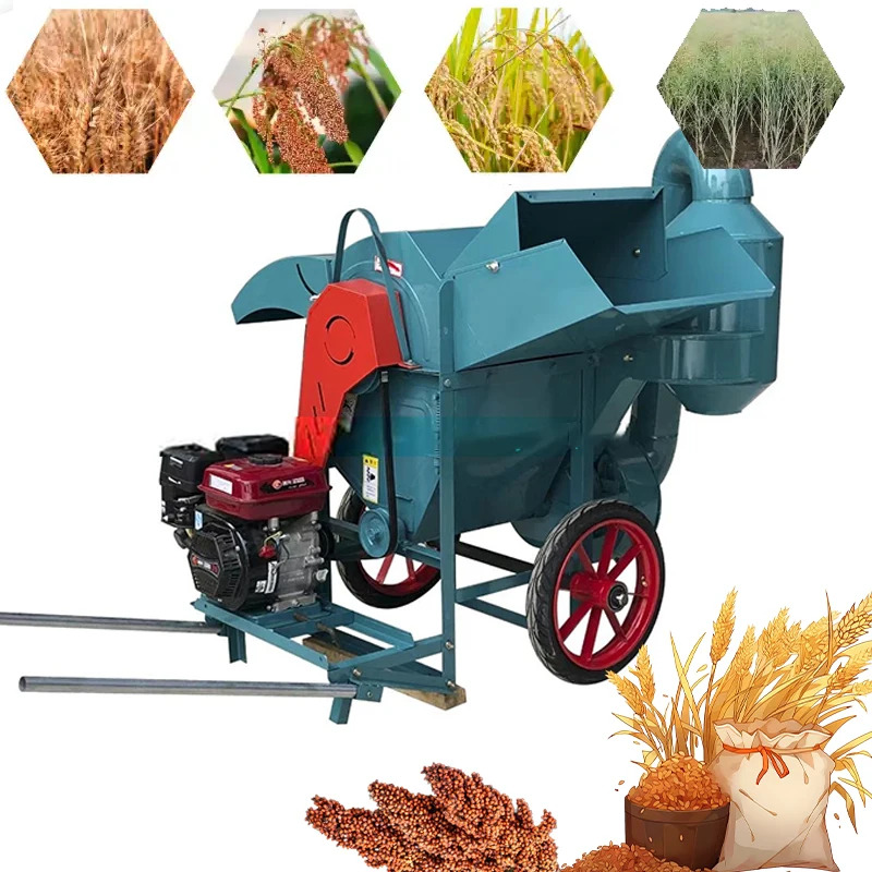 Efficient Wheat Grains Threshi - Rice Thresher Machine review and price