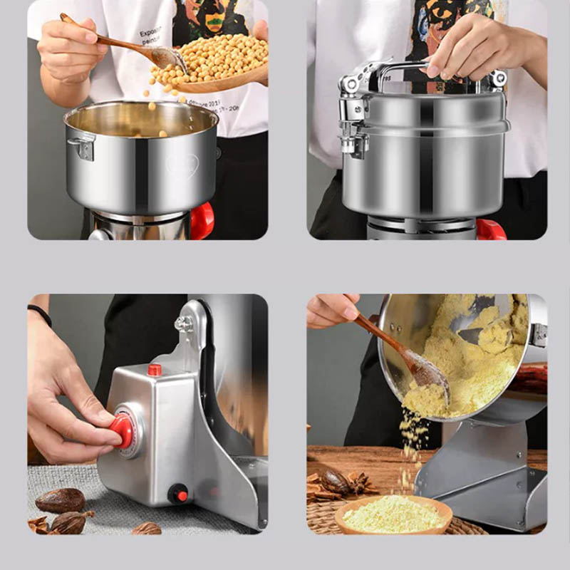 800g Ultrafine Powder Grinder  - Grain Mill Grinder review and price